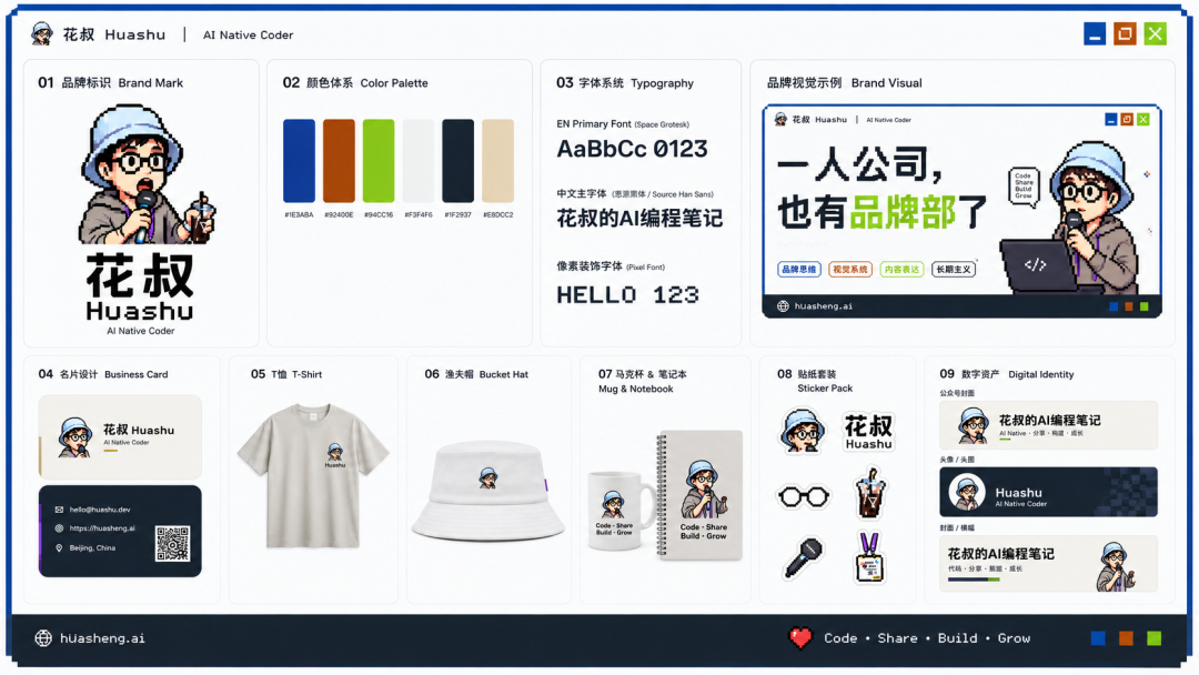 花叔品牌指南示例