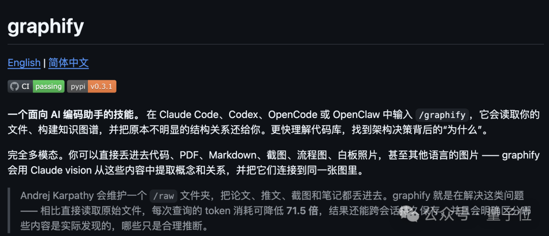 Graphify：一行命令把任意文件夹变成知识图谱