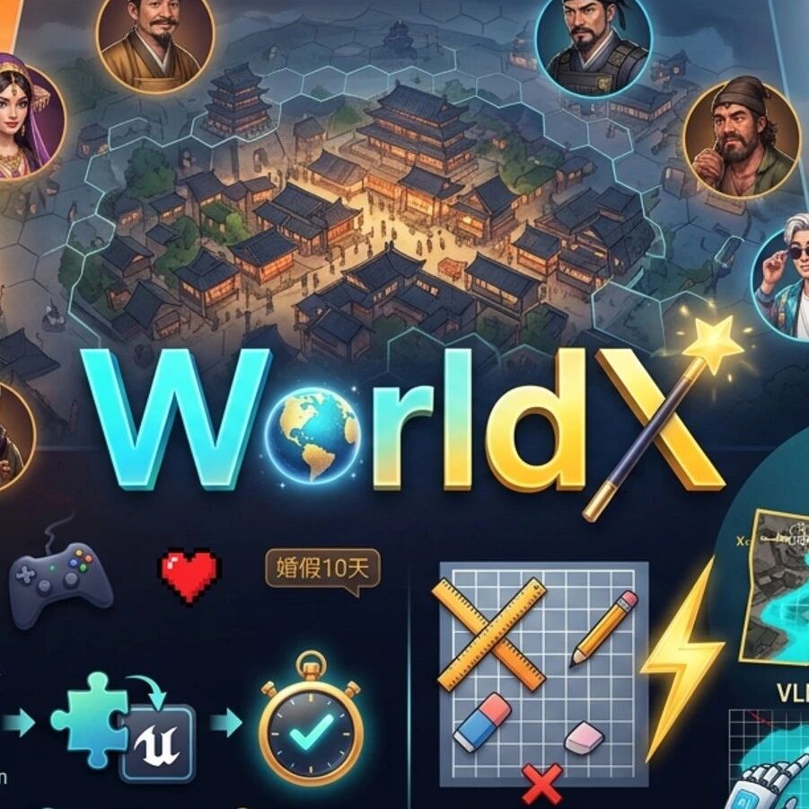 WorldX：一句话生成活的 AI 世界
