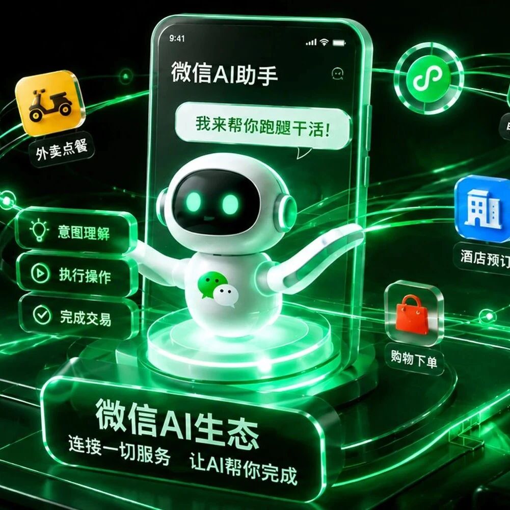 微信AI开发者内测：一行代码让小程序变成AI技能