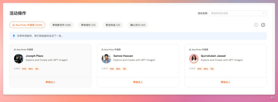达人报价与谈判