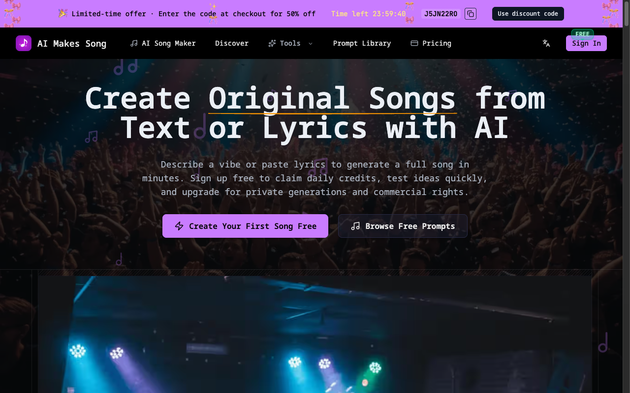 AI Makes Song screenshot