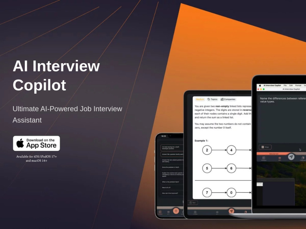AI Interview Copilot screenshot