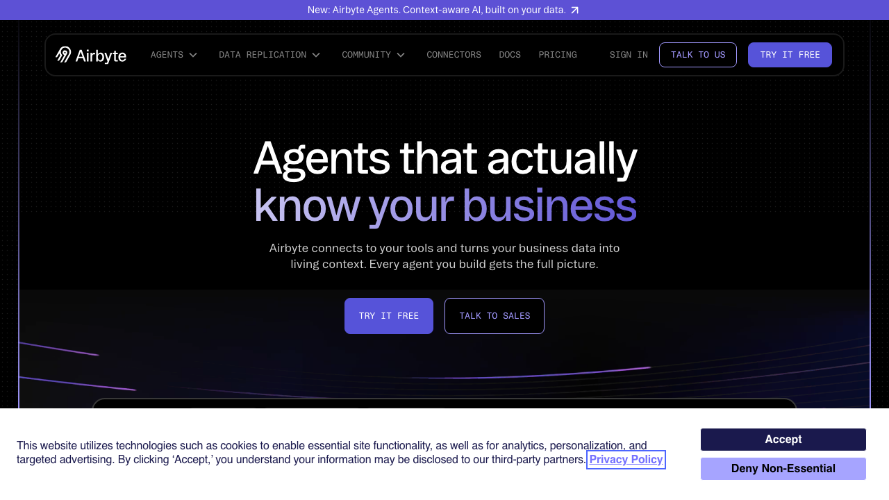 Airbyte screenshot