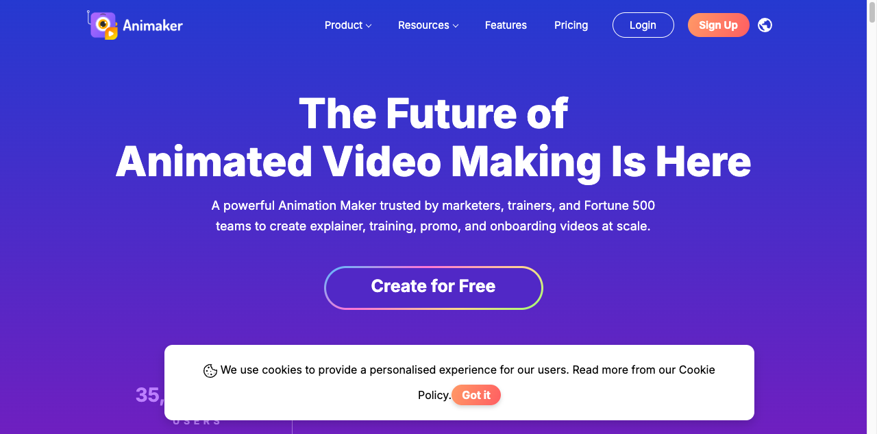 Animaker screenshot