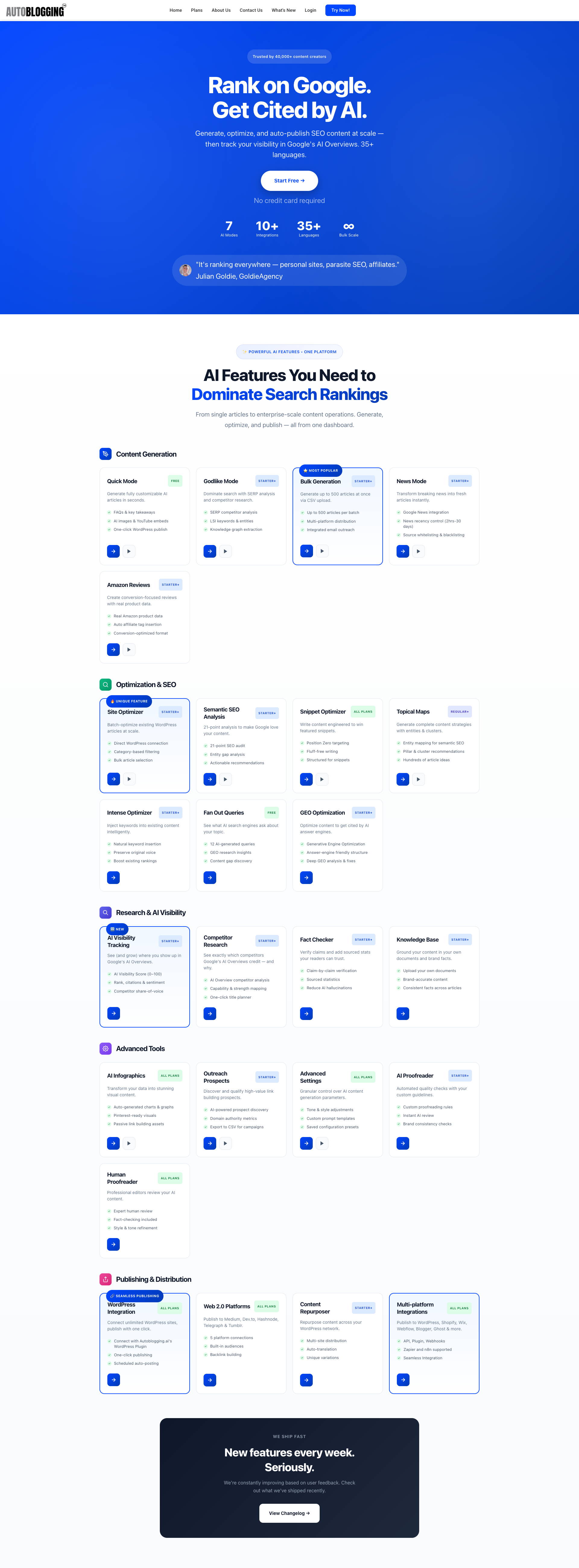 Autoblogging.ai screenshot