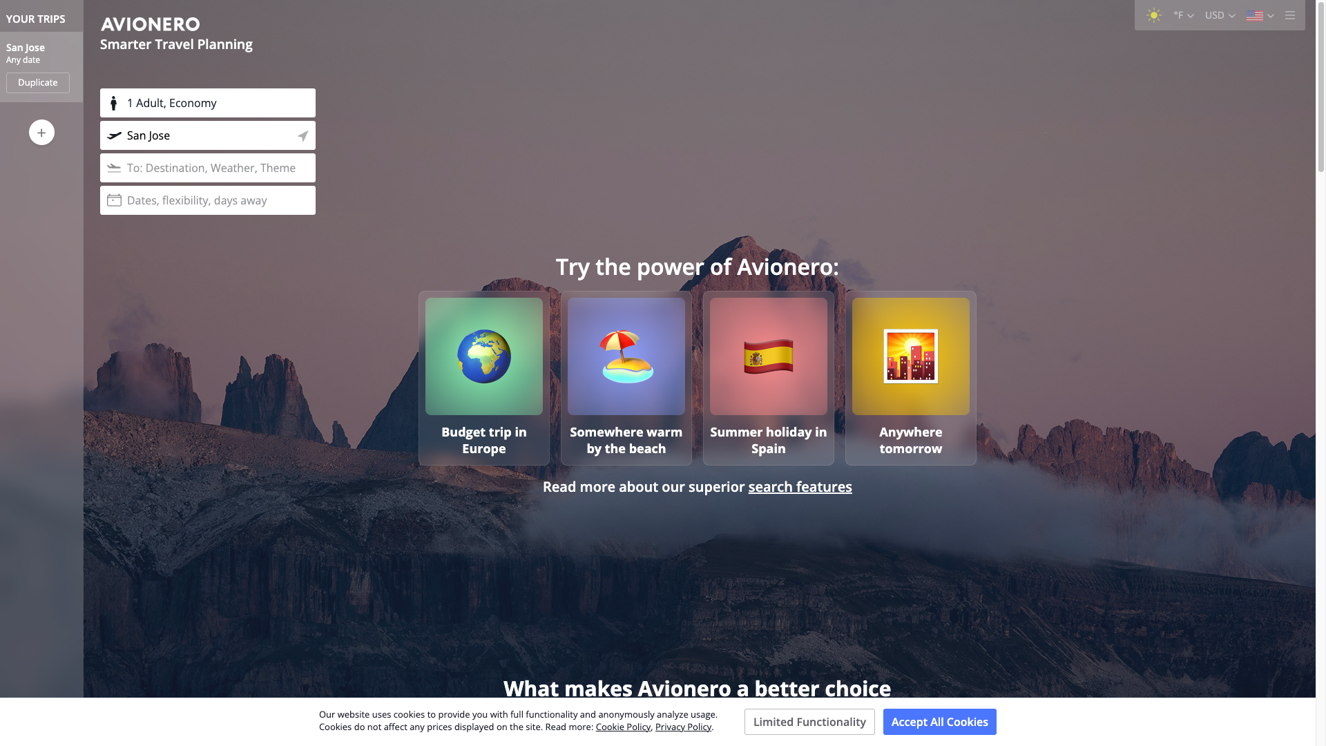 Avionero screenshot