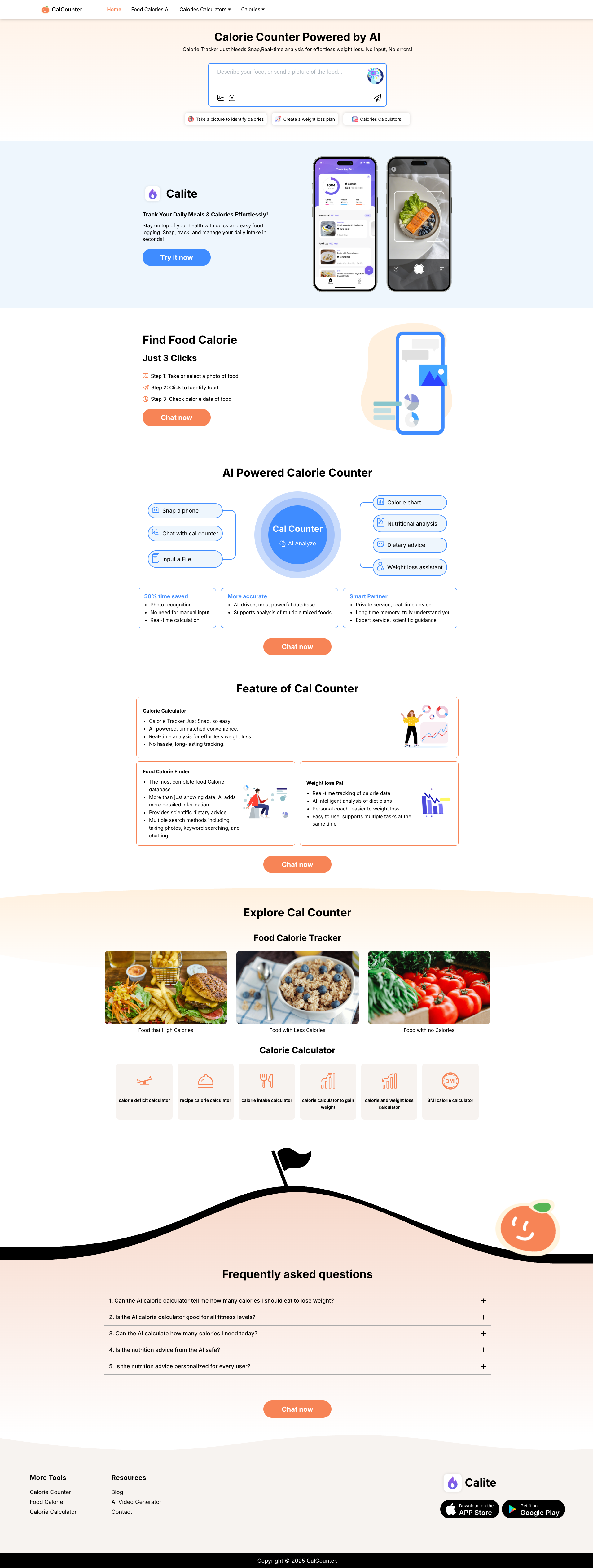 CalCounter screenshot