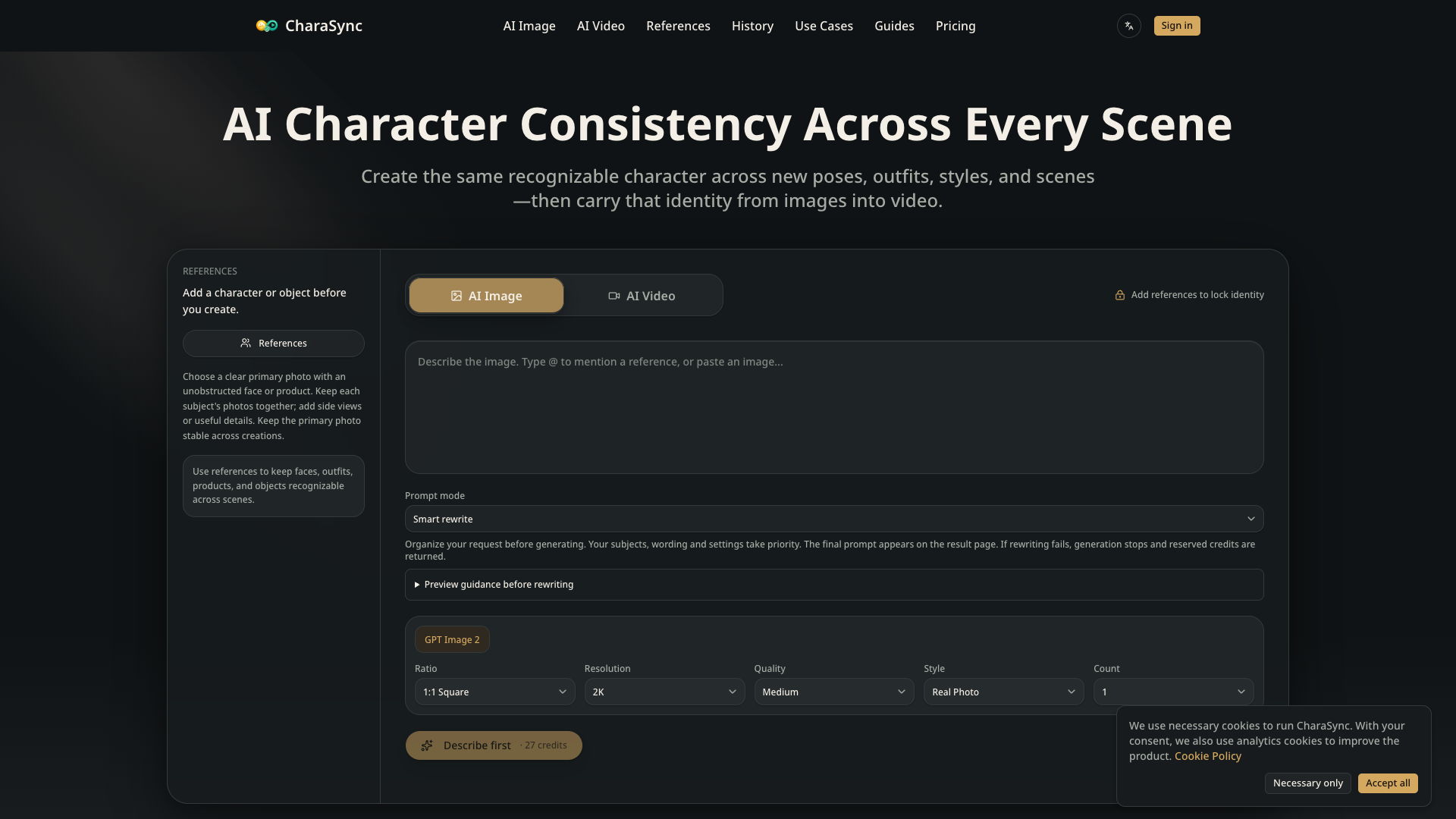 CharaSync screenshot
