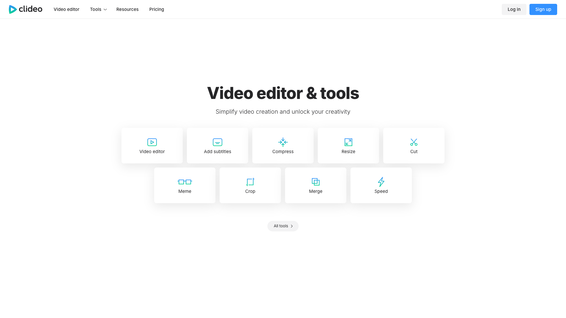 Clideo screenshot