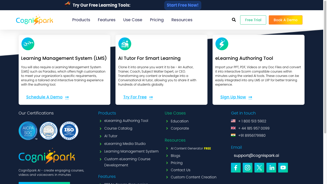 CogniSpark AI screenshot