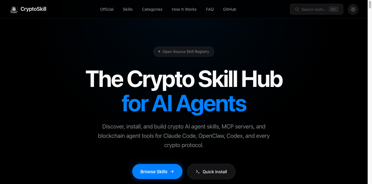 CryptoSkill screenshot