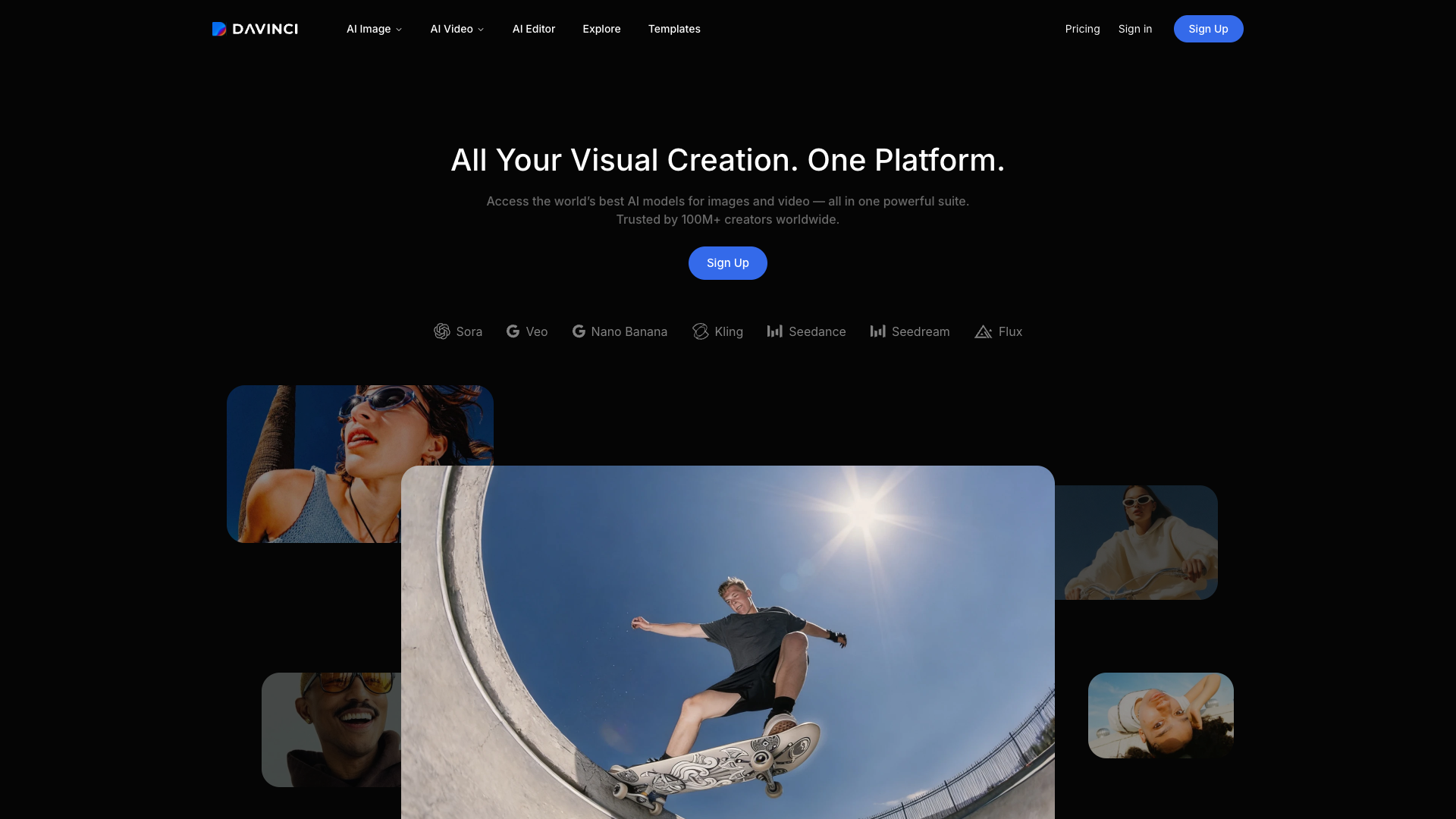 DaVinci AI screenshot