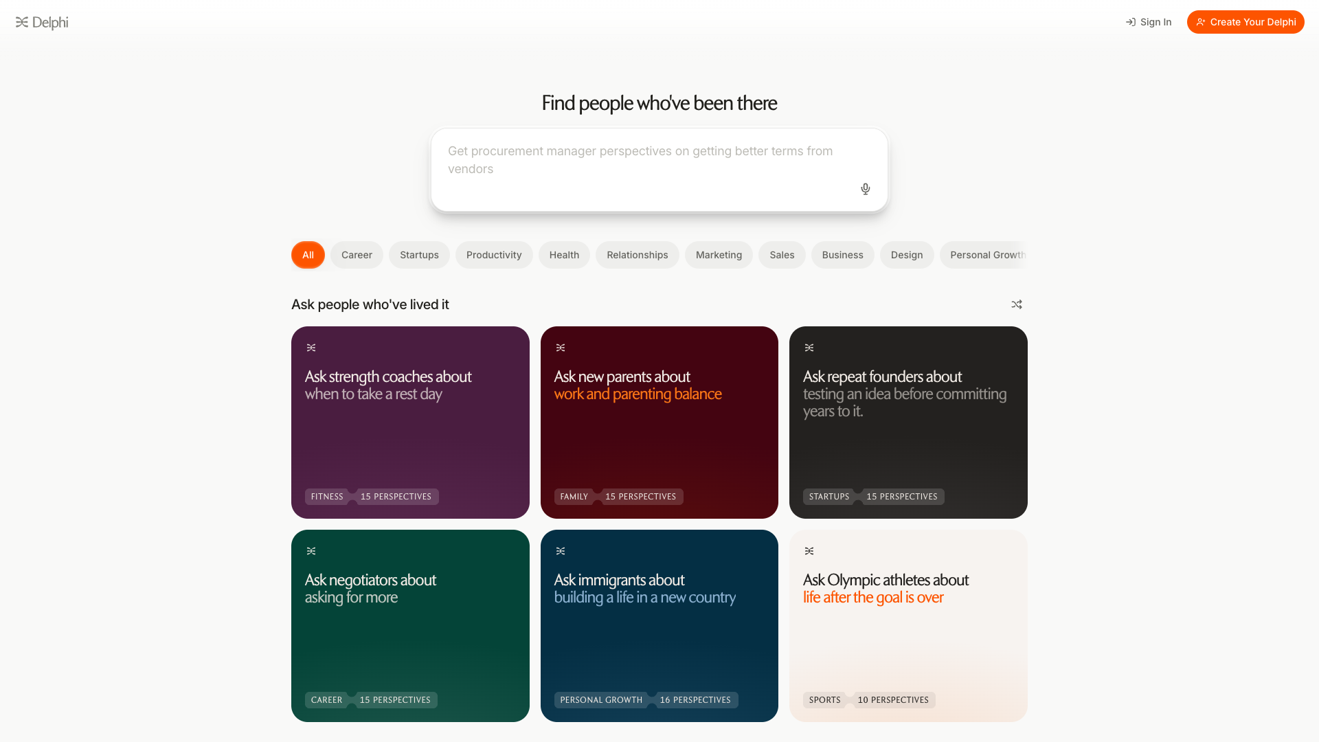 Delphi AI screenshot