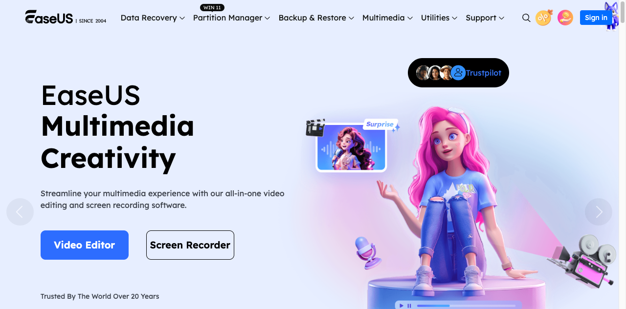 EaseUS screenshot