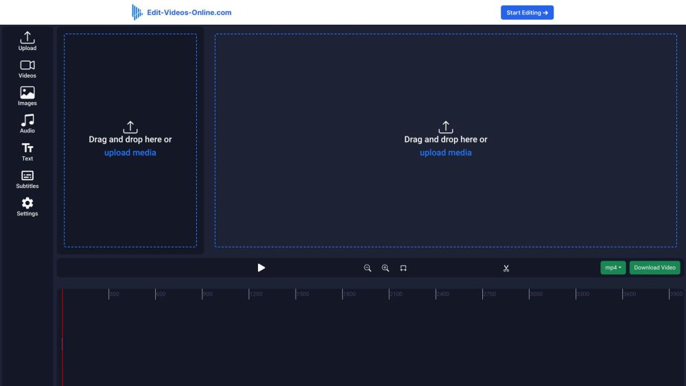 Edit-Videos-Online.com screenshot