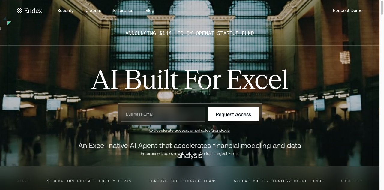 Endex AI Agent screenshot