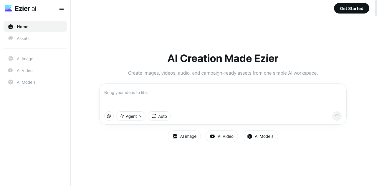 Ezier.ai screenshot