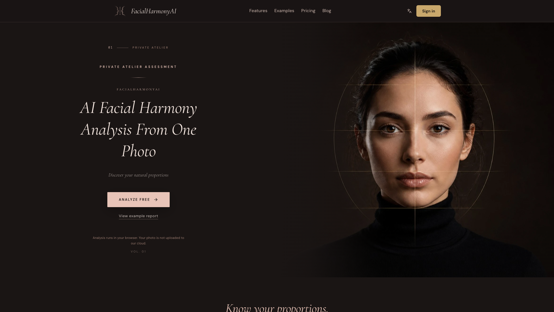 FacialHarmonyAI screenshot