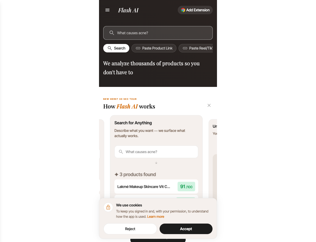 Flash.co screenshot