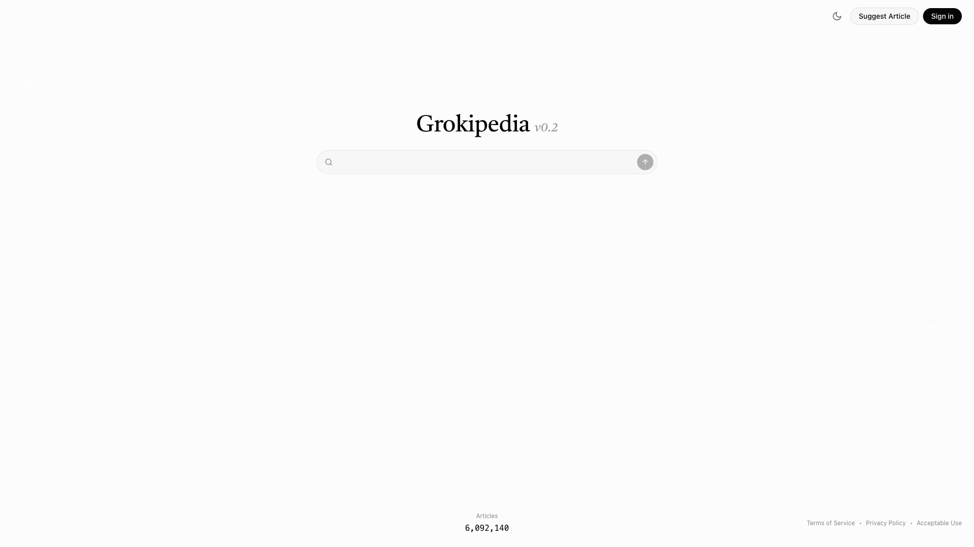 Grokipedia screenshot