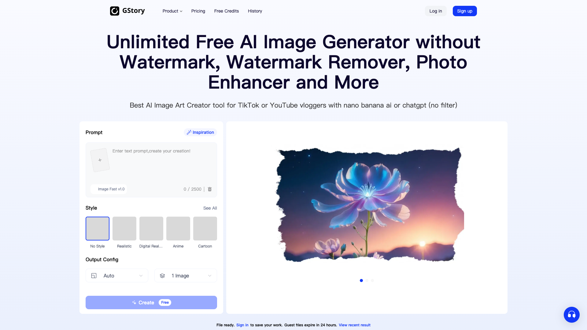 GStory AI screenshot