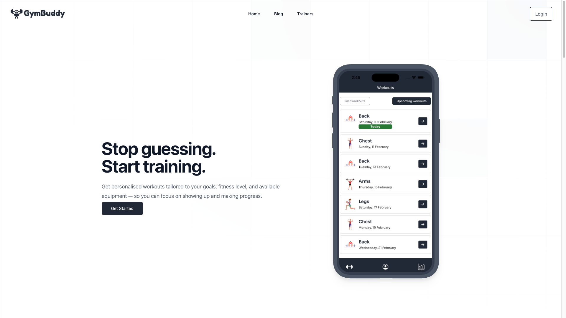 Gymbuddy AI screenshot
