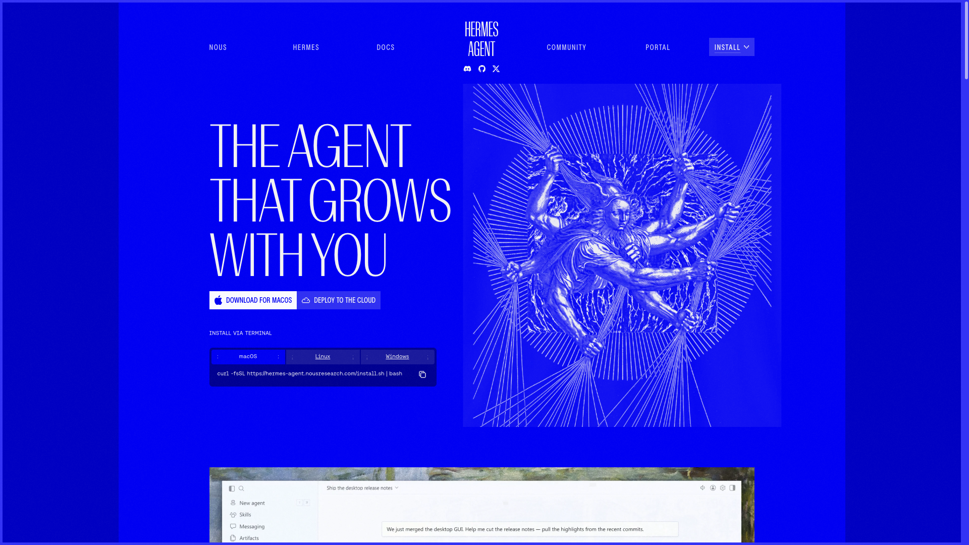 Hermes Agent screenshot