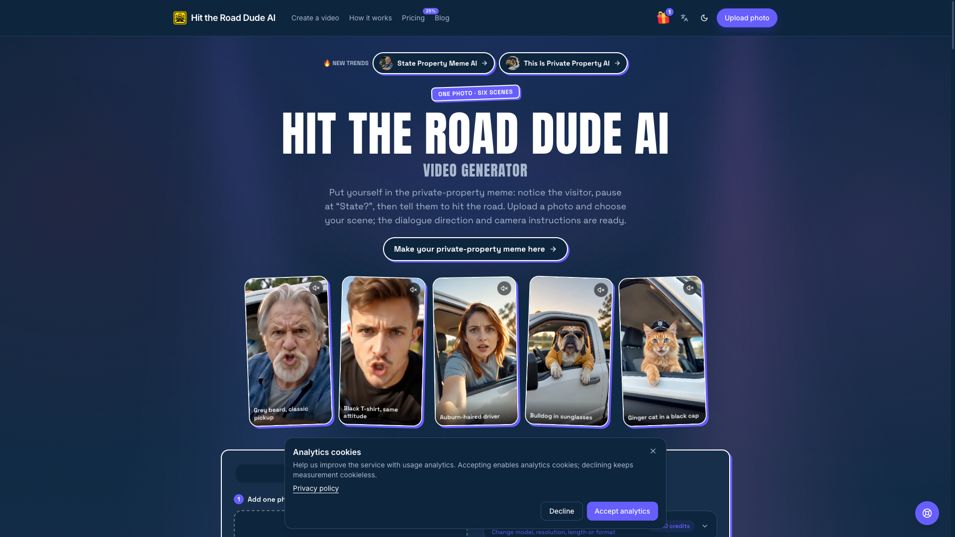 Hit the Road Dude AI screenshot
