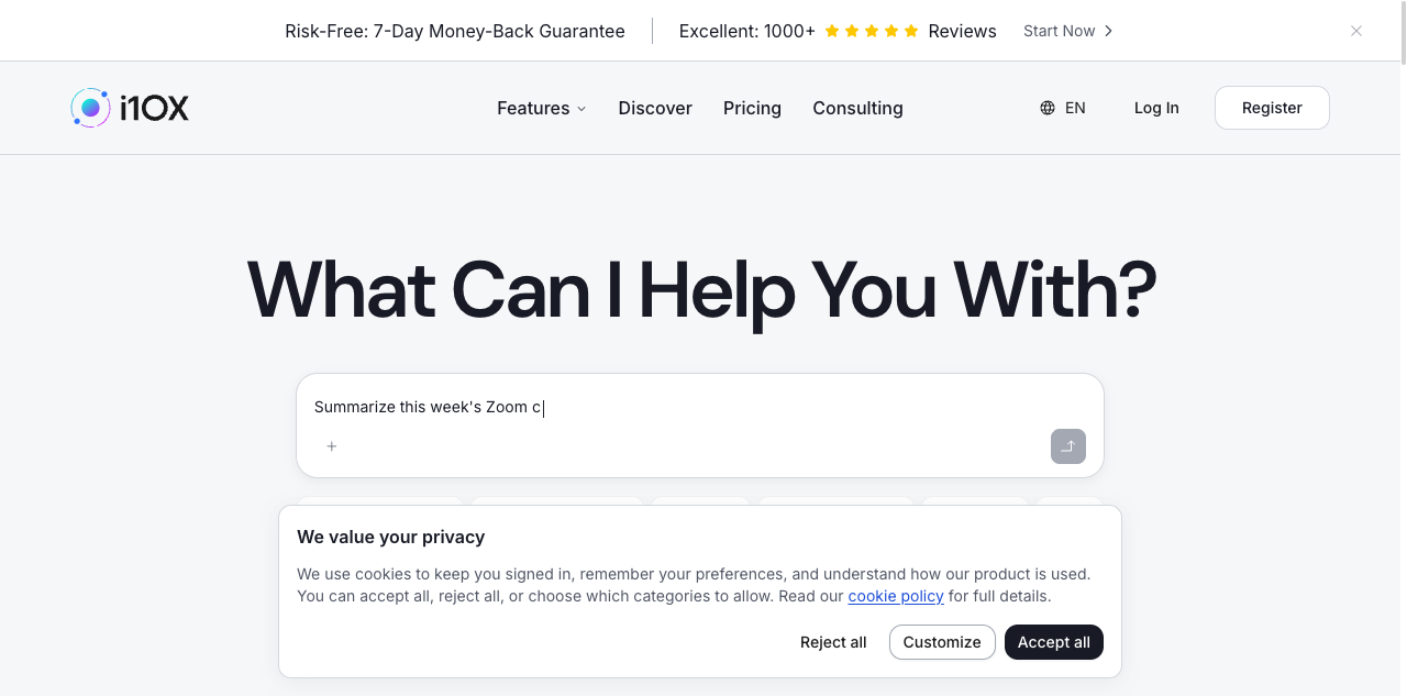 i10X screenshot