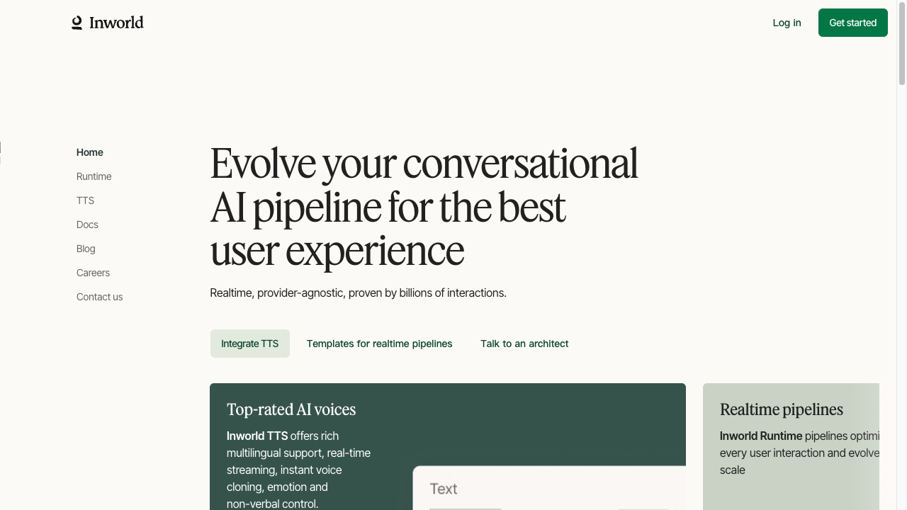 Inworld AI screenshot