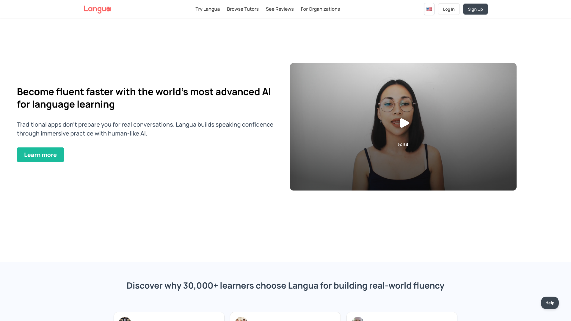 LanguaTalk screenshot