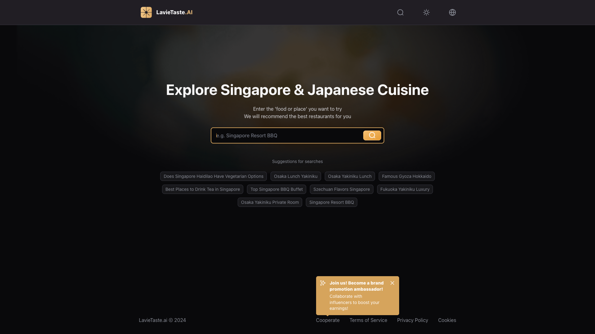 LavieTaste.AI screenshot
