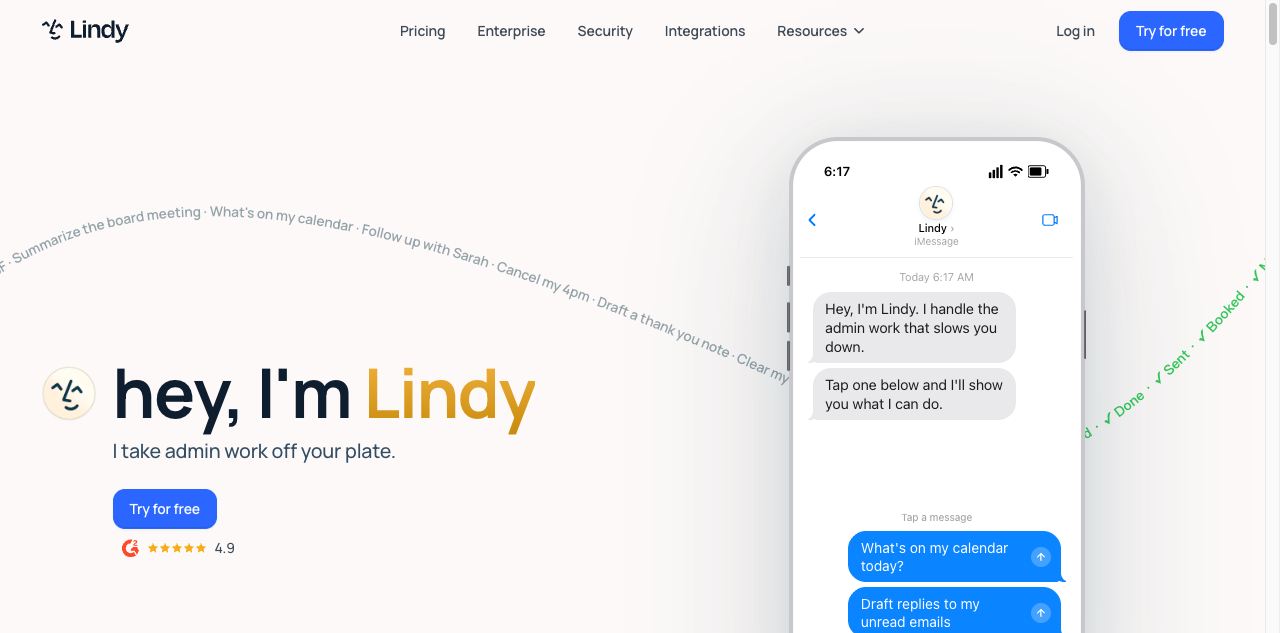 Lindy screenshot