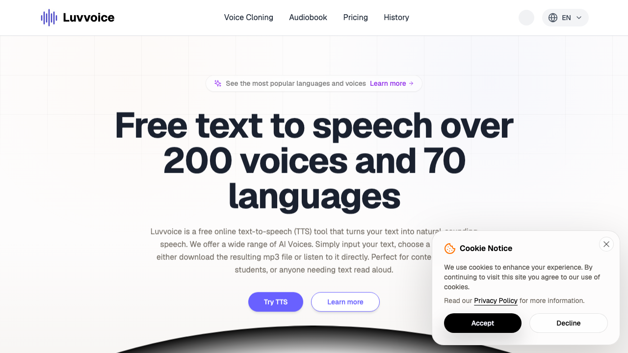 Luvvoice screenshot