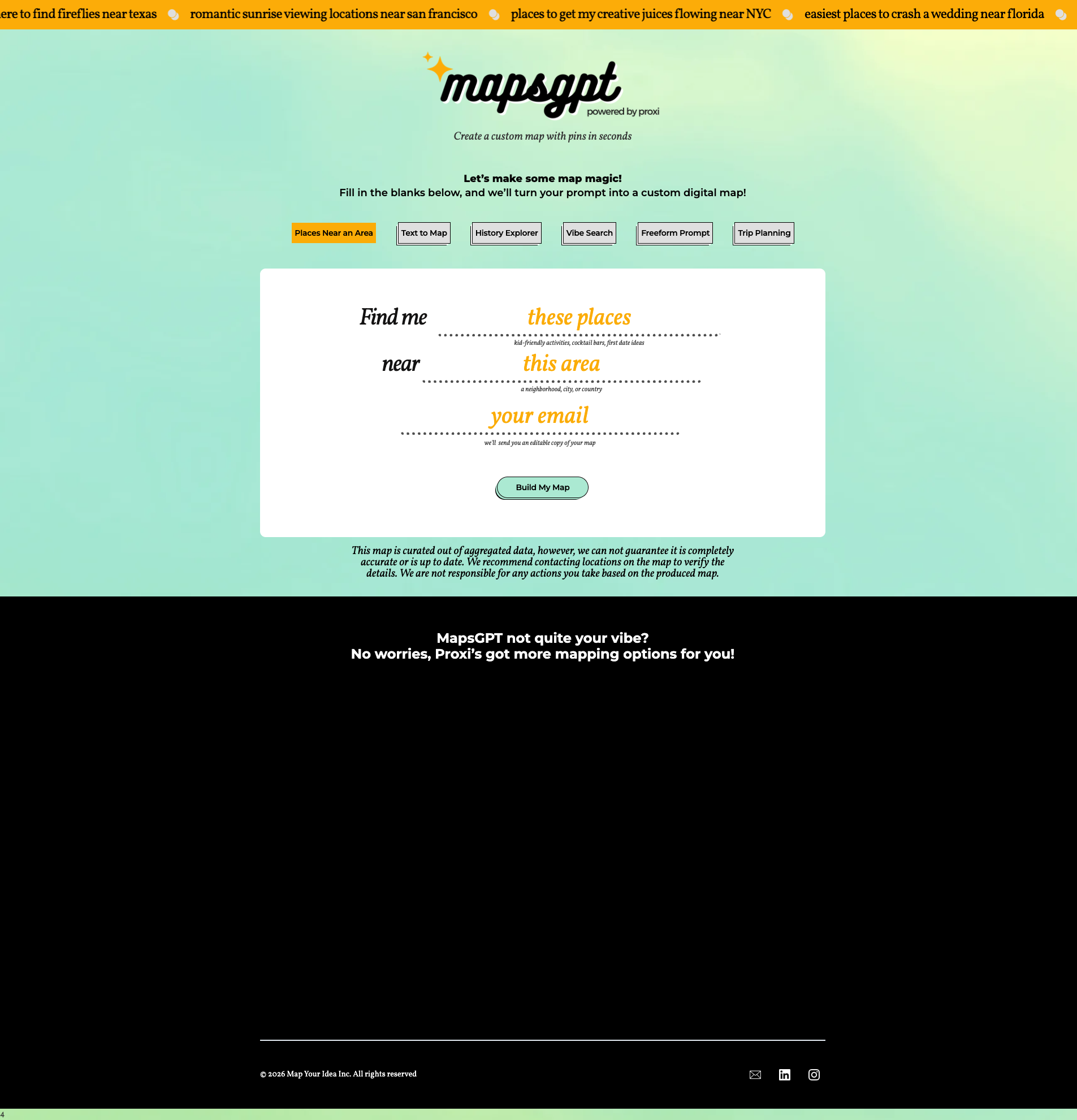 MapsGPT screenshot