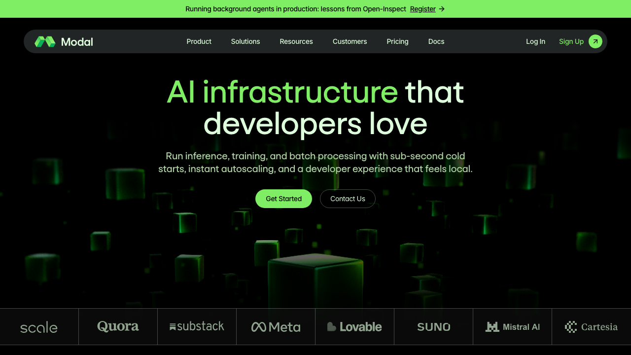 Modal screenshot