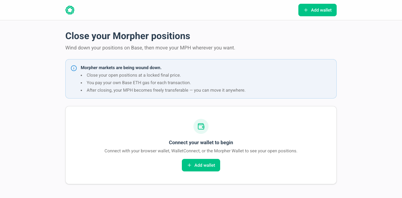 Morpher AI screenshot