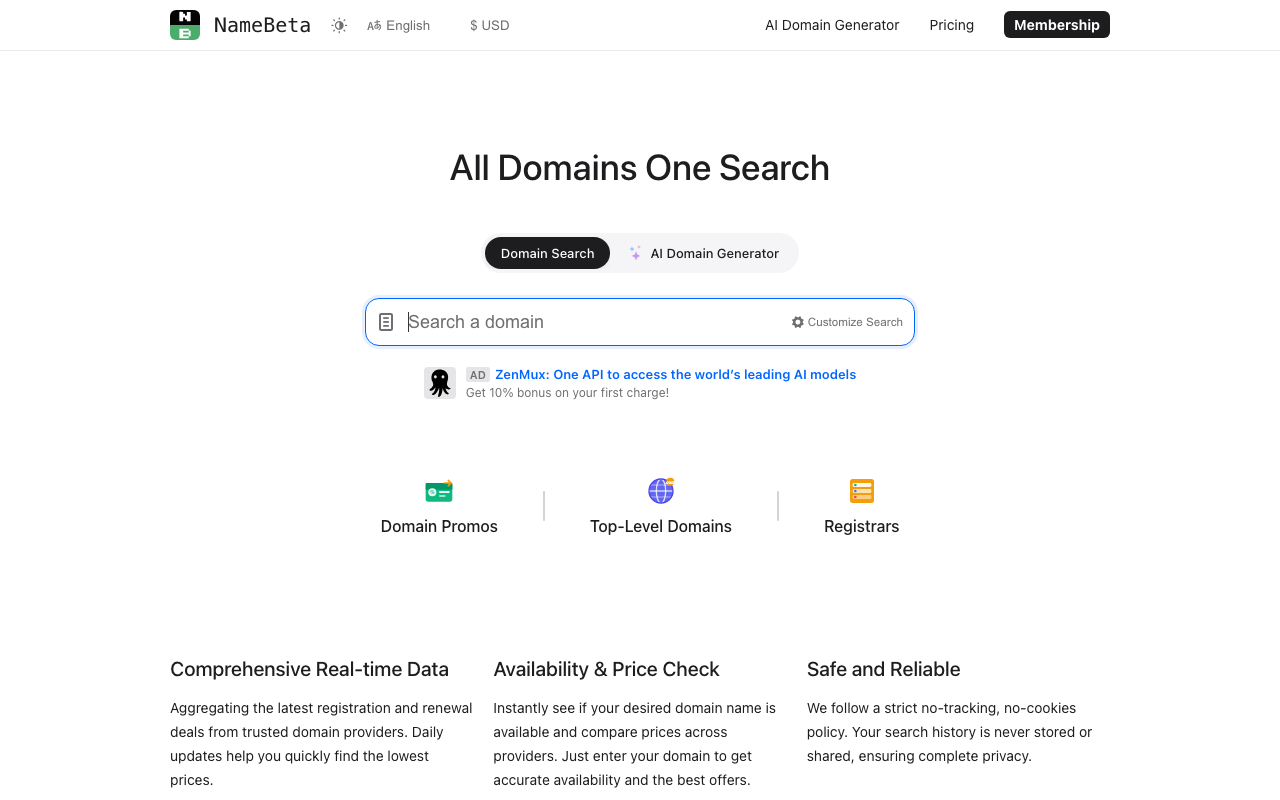 NameBeta screenshot