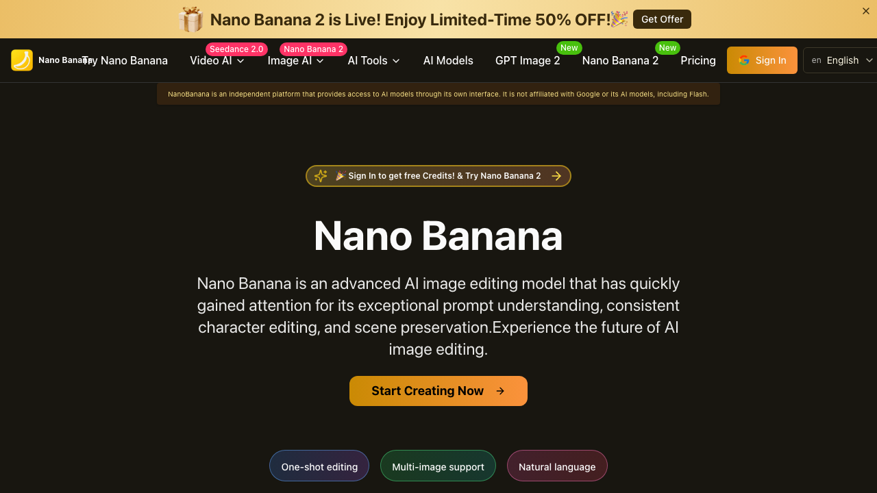 Nano Banana screenshot