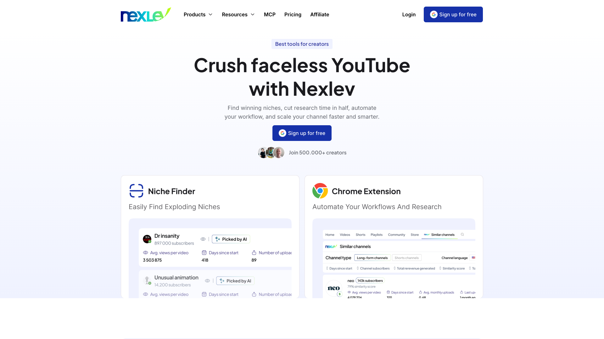 NexLev screenshot