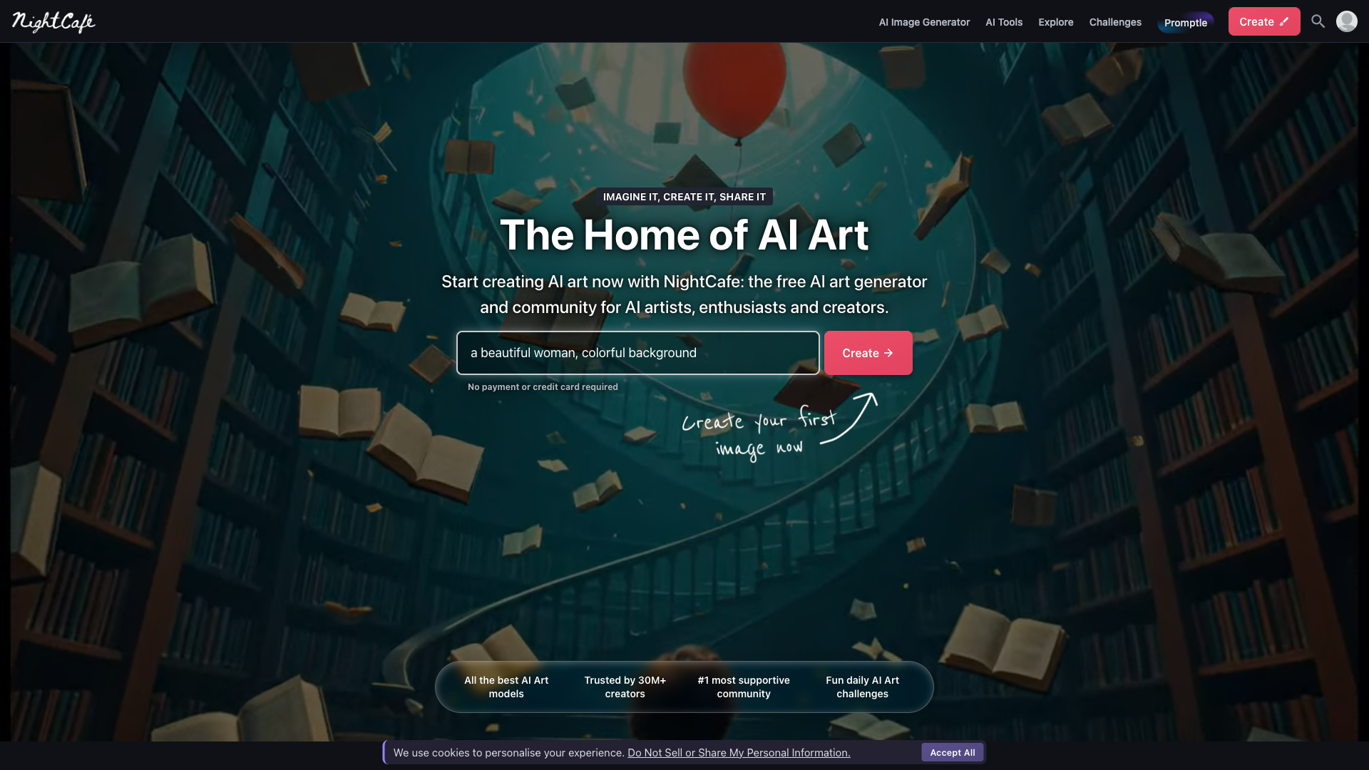 NightCafe Creator screenshot