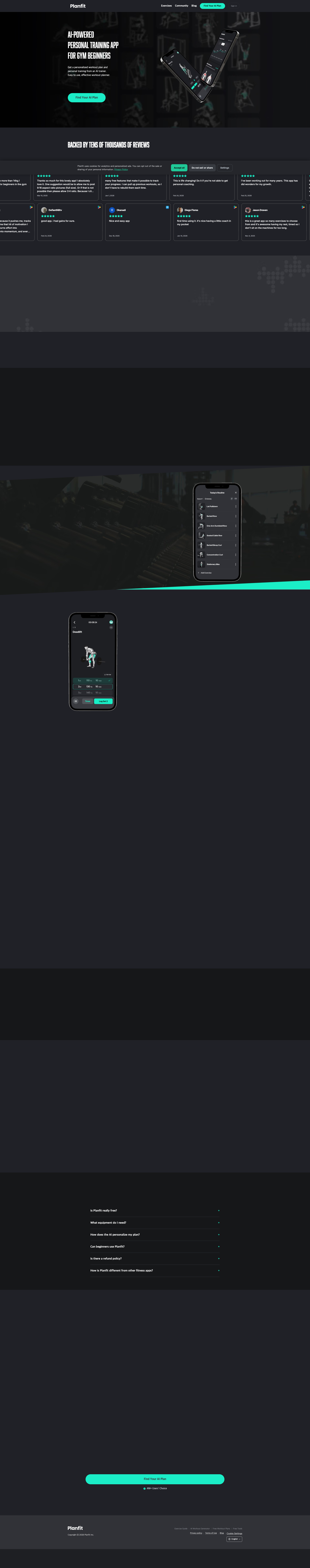 Planfit screenshot