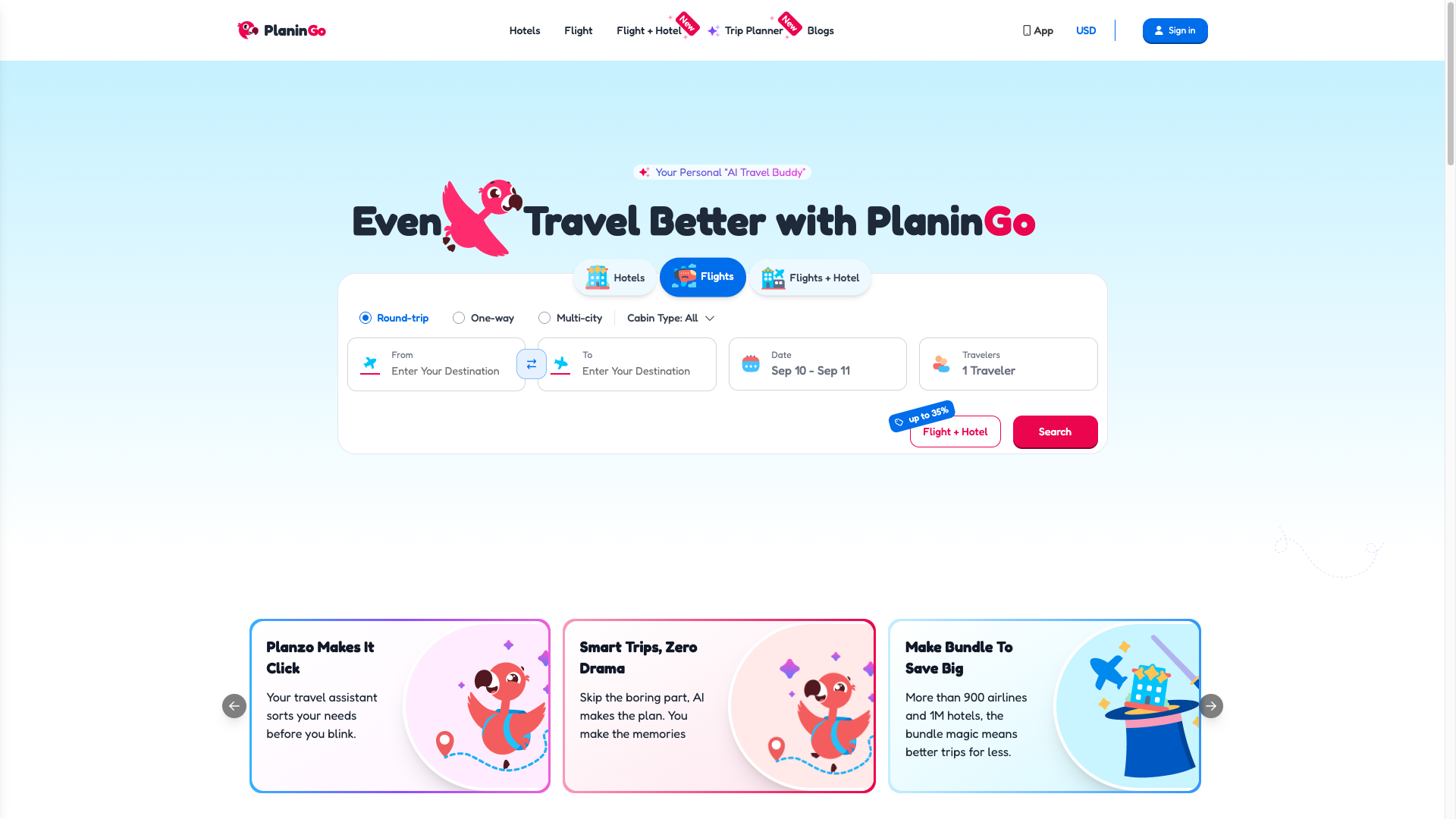 PlaninGo screenshot
