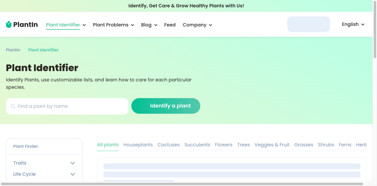 PlantIn screenshot