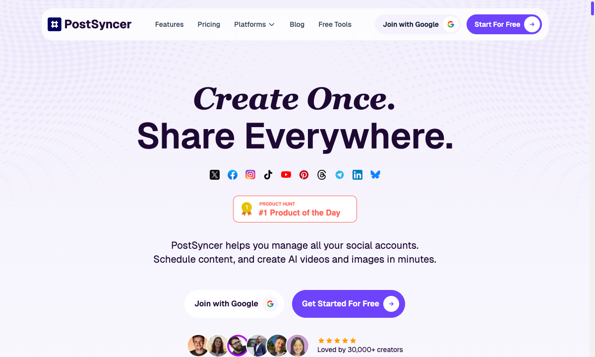 PostSyncer screenshot