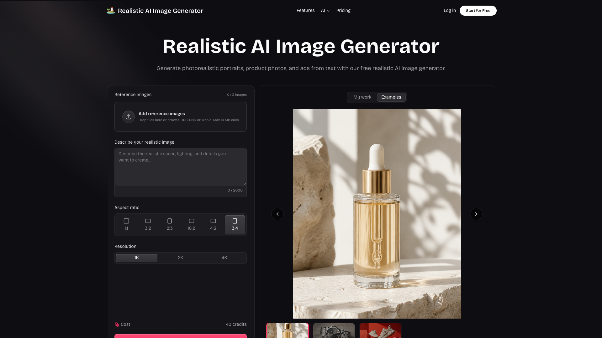 Realistic AI screenshot