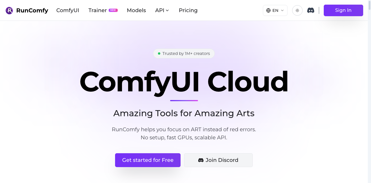 RunComfy screenshot