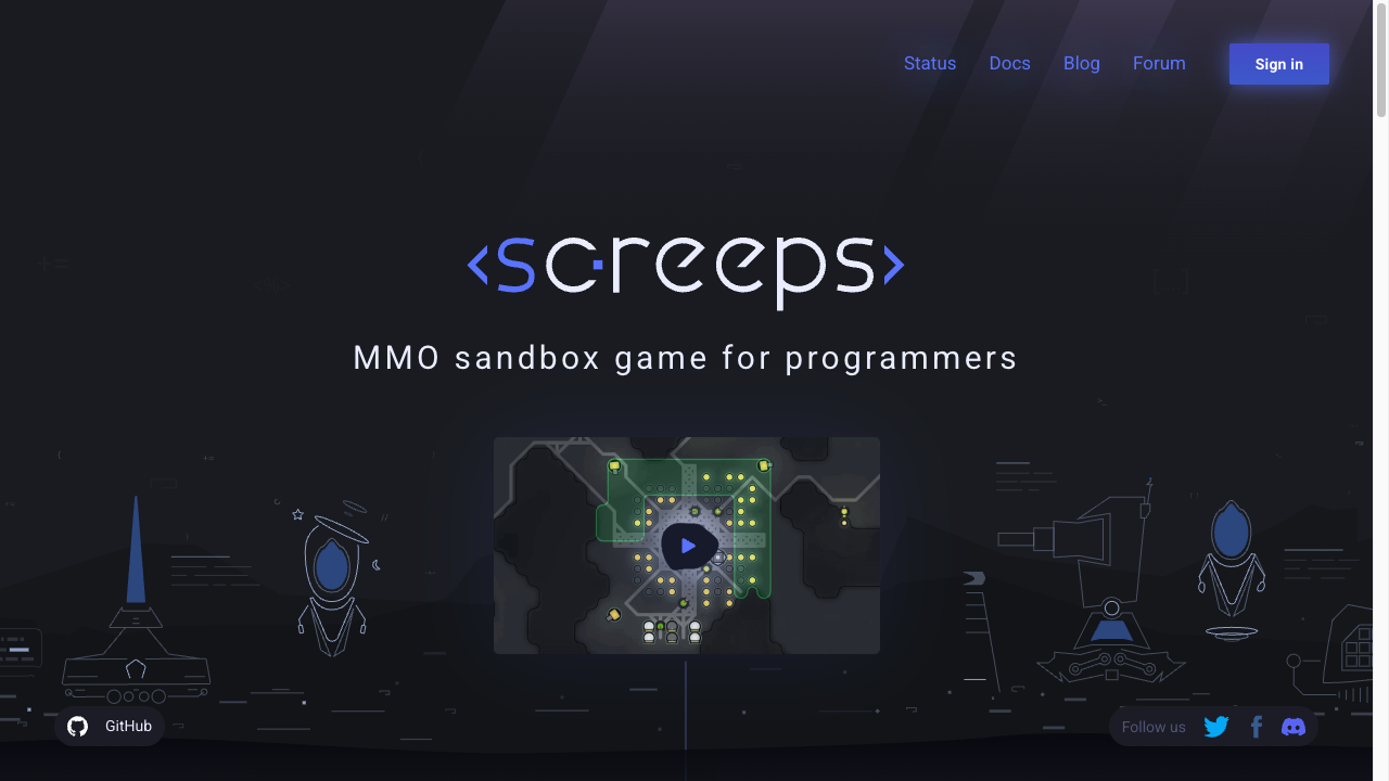 Screeps screenshot