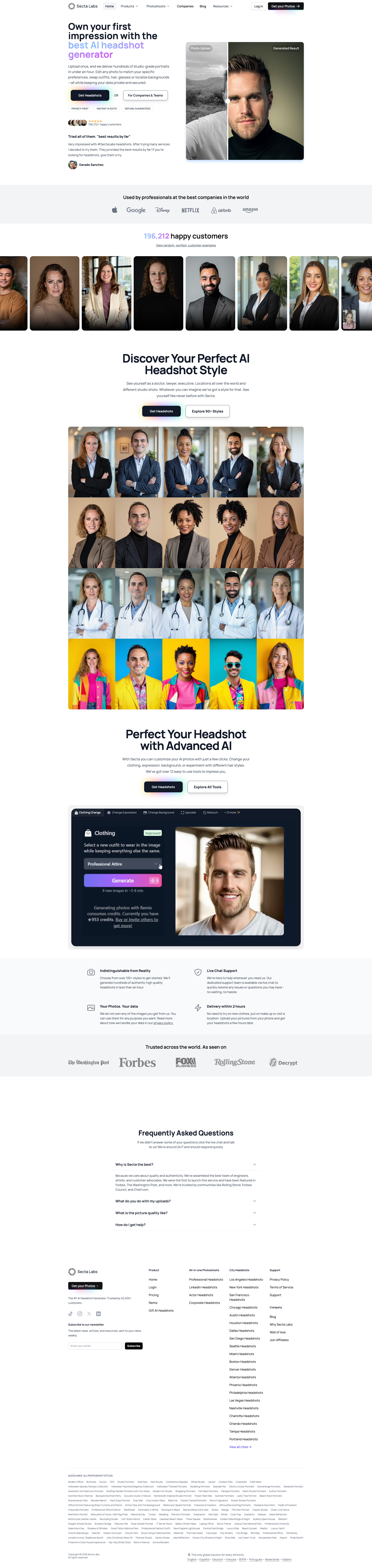 Secta Labs screenshot